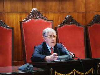 El presidente del TSJ asturiano, Ignacio Vidau Argüelles